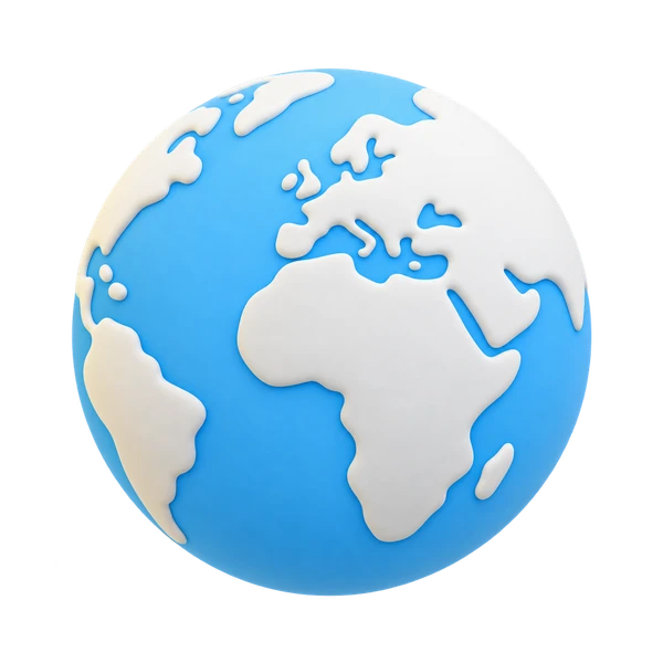 Globo del mundo de juguete